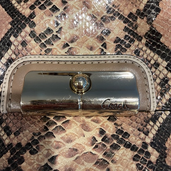 COACH Kristin embossed python leather hobo bag - Picture 10 of 16